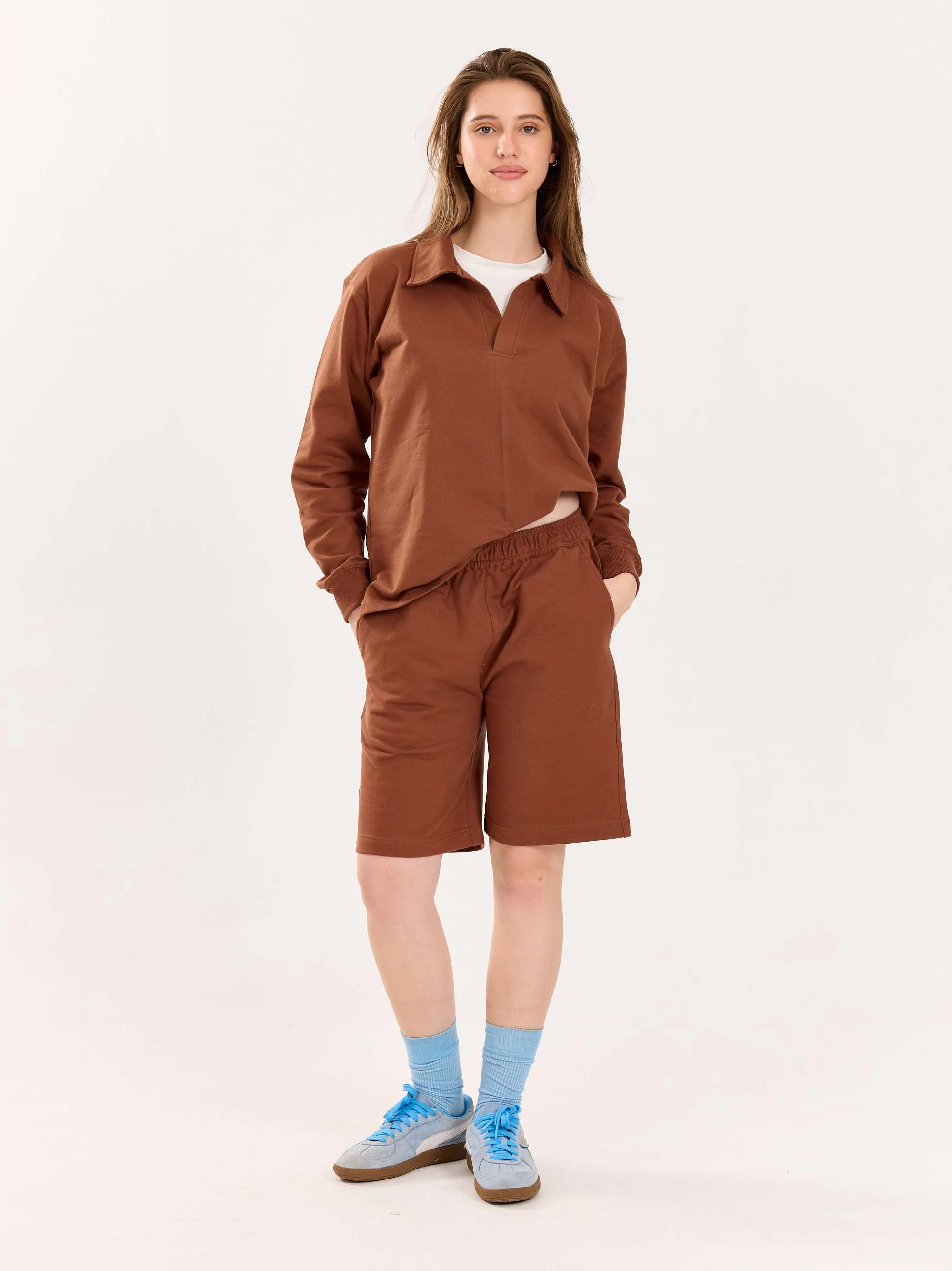 Brown Sweatshorts - Image 2
